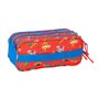 Trousse Fourre-Tout Triple The Paw Patrol Cool Bleu Rouge 21,5 x 10 x 8 cm