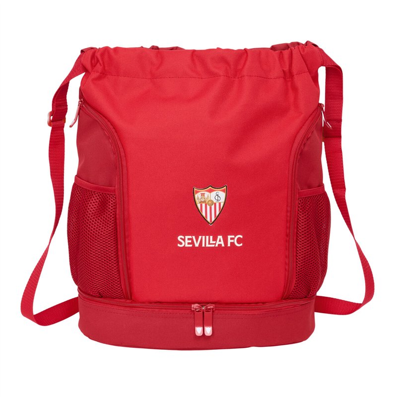 Sac à dos serré par des ficelles Sevilla Fútbol Club Rouge 35 x 40 x 1 cm