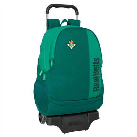 Cartable à roulettes Real Betis Balompié Vert 30 x 43 x 14 cm