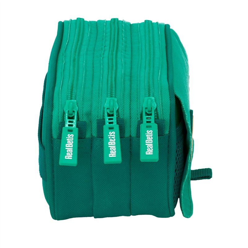 Image secondaire de Trousse Fourre-Tout Triple Real Betis Balompié Vert 21,5 x 10 x 8 cm