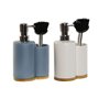 Distributeur de Liquide Vaisselle 2 en 1 DKD Home Decor Bambou Acier inoxydable Dolomite 11