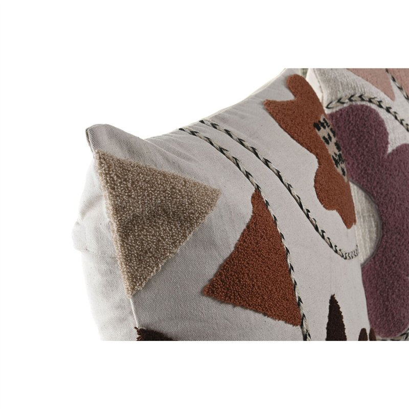 Image secondaire de Coussin DKD Home Decor Blanc Rose 45 x 15 x 45 cm (2 Unités)