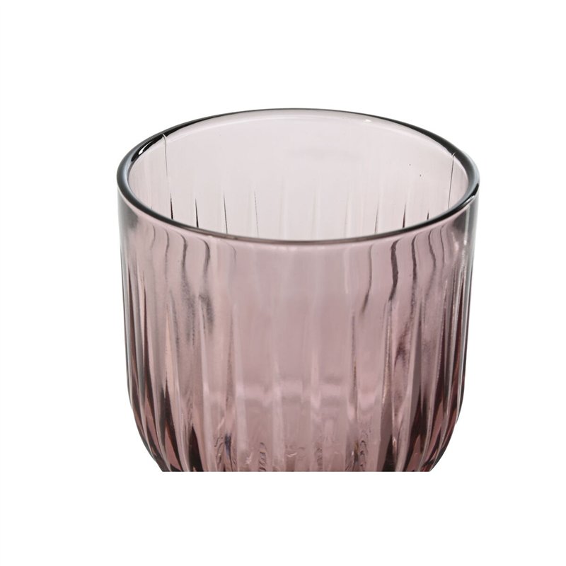 Image secondaire de Set de Verres Home ESPRIT Rose Verre 380 ml (6 Unités)