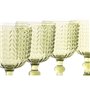 Set de Verres Home ESPRIT Vert Verre 380 ml (6 Unités)