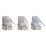 Jouet Peluche Home ESPRIT Bleu Beige Rose Polyester 20 x 10 x 15 cm (3 Unités)