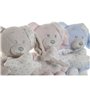 Jouet Peluche Home ESPRIT Bleu Beige Rose Polyester 20 x 10 x 15 cm (3 Unités)