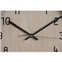 Horloge Murale Home ESPRIT Marron Naturel PVC Bois 30 x 4 x 30 cm (2 Unités)