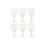Set de Verres Home ESPRIT Transparent Verre 270 ml (6 Unités)