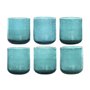 Set de Verres Home ESPRIT Turquoise Verre 320 ml (6 Unités)