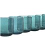 Set de Verres Home ESPRIT Turquoise Verre 320 ml (6 Unités)