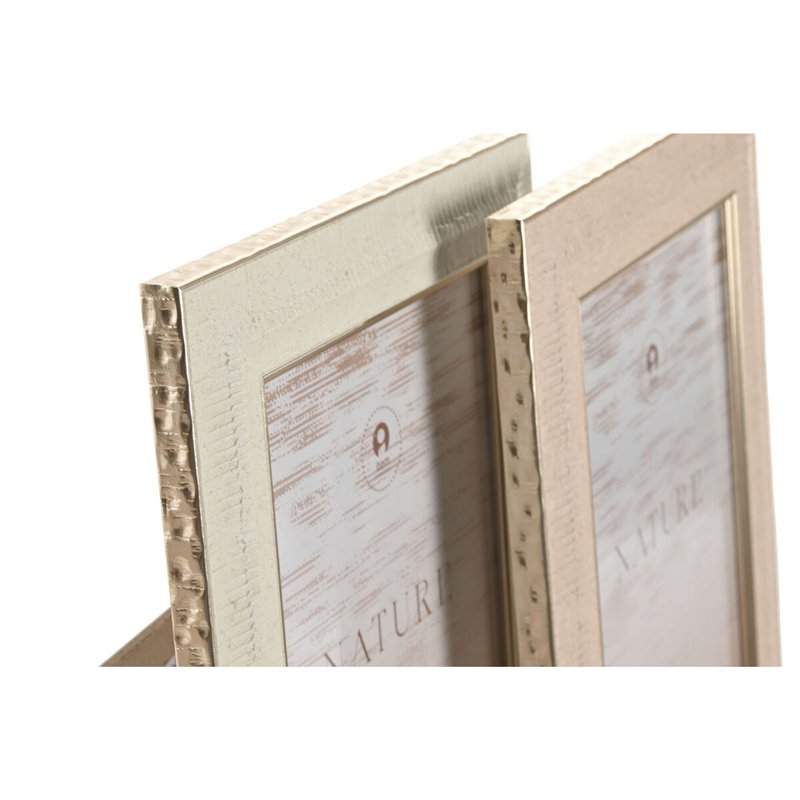 Image secondaire de Cadre photo Home ESPRIT Marron Beige Verre polystyrène Scandi (4 Unités)