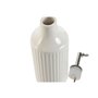 Huilier Home ESPRIT Blanc Argenté Acier inoxydable Porcelaine Urbaine 350 ml 7 x 7 x 22 cm