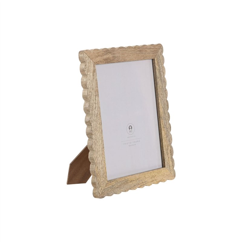 Cadre photo Home ESPRIT Naturel Verre Bois de manguier