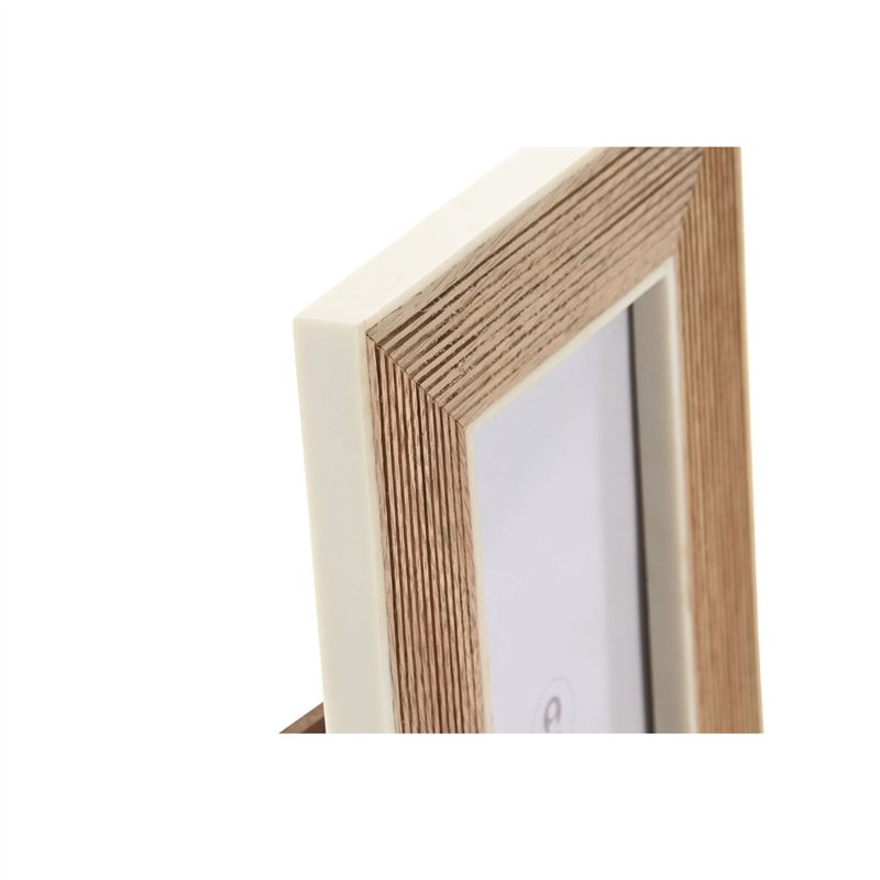 Image secondaire de Cadre photo Home ESPRIT Blanc Naturel Résine Bois de manguier Urbaine