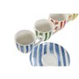 Jeu de 6 tasses avec plat Home ESPRIT Jaune Bleu Vert Corail Porcelaine 90 ml