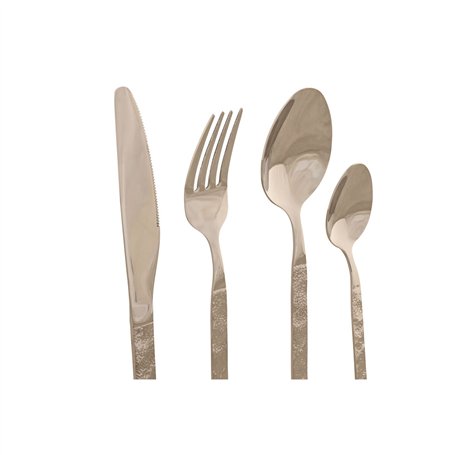 Couverts Home ESPRIT Argenté Acier inoxydable 15 x 7 x 24 cm 16 Pièces