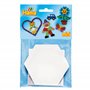 Hama - 5204H - Loisirs Créatifs - Sachet 2 Plaques Hexagonales pour Perles à Repasser Mini