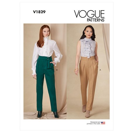 Vogue Patterns V1829F5 Patrons de jupe/pantalon pour femme Taille 44 à 52