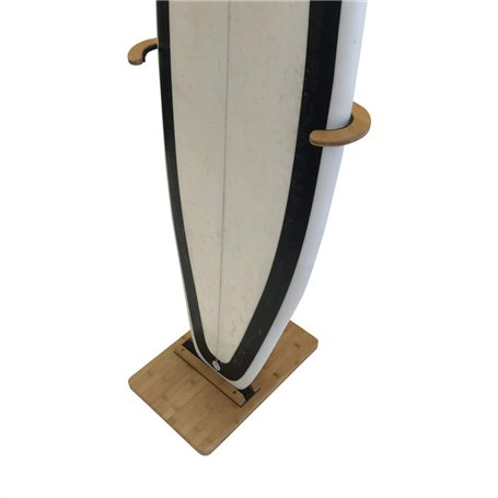 COR Surf Support de planche de surf en bambou | Support de qualité supérieure pour exposer votre planche