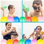 Belmalia 1000 Bombes à Eau Ballons à Eau avec Support de Remplissage pour Robinet, Jeu d’Eau Enfants Été, Ballons d’Eau pour Jar