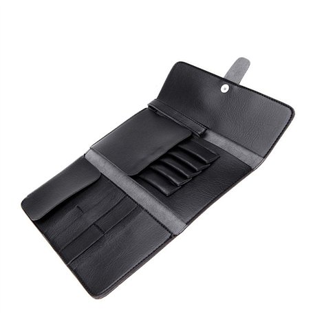 Pochette à Outils pour Salon de Coiffure Sacoche Professionnelle Ciseaux de Coiffeur Sac d'étui Noir Sacoche à Accessoires pour