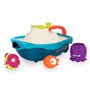 B. Toys- B.Toys-Off The Hook-Bateau de Bain et de Plage avec Poissons et Pont de Stockage pour Tout-Petits à partir de 6 Mois, B