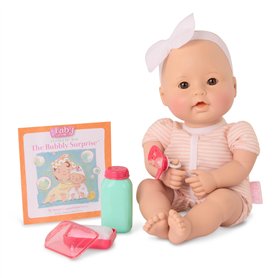 Baby Sweetheart - Poupée bébé de 30 cm - L'heure du Bain - Corps Doux - Accessoires pour l'heure du Bain - Jeu de Simulation - J Baby Sweetheart - Poupée bébé de 30 cm - L'heure du Bain - Corps Doux - Accessoires pour l'heure du Bain - Jeu de Simulation - J