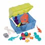 Battat - Jeu de plongée pour Enfants - Jouets d'eau et de Piscine - Coffre au trésor Pirate - Jouets de Plage d'été - Set de plo
