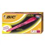 BIC Highlighter Grip Surligneurs Pointe Biseautée - Rose