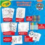 Crayola - Set Créatif Pat' Patrouille 5 Activités, avec pages à colorier, Feutres, Crayons de Cire, 60 Pièces, Cadeau pour Enfan