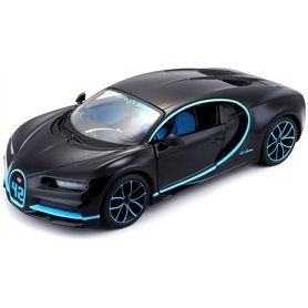 BBURAGO MAISTO - Bugatti Chiron Edition Record 402 km/h - Modèle M31514BK - Moulé sous Pression 1/24 - Couleur Spéciale
