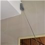 Plumeau télescopique et extensible en microfibre pour nettoyer les ventilateurs sur les plafonds surélevés, les stores, les toil