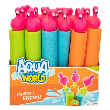 Colorbaby 45567 - Aqua World Lanceurs d'eau avec poignée de flamand