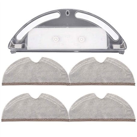 Réservoir d'eau avec 4 serpillères à couverture complète pour aspirateur Xiaomi Roborock S5 S50 S51 S55 S6