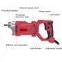 IMAYCC Vibrateur en Béton, 1500W Puissant Vibreur, Vibrateur à Bouteille Vibrante interne 4200 tr/min, avec Tige Vibrante 2M, po
