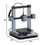 Imprimante 3D AnkerMake M5C, contrôle Multi-appareils, Impression Rapide 500 mm/s, détails fluides, nivellement Auto, Base en Al