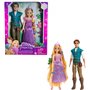 Disney Princesses Set Aventure 2 Poupées Raiponce et Flynn Rider Hauteur 30 cm – Multicolore – 100e Anniversaire – HLW39