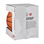 Wilson Ballon de Basket, NBA OFFICIAL GAME BALL, pour jeu en salle, Cuir, Taille : 7, Marron