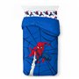Jay Franco Marvel Spiderman Webtastic 100% Coton Ensemble Lit Simple 3 Pièces – Comprend Housse de Couette, Drap et Taie d’Oreil