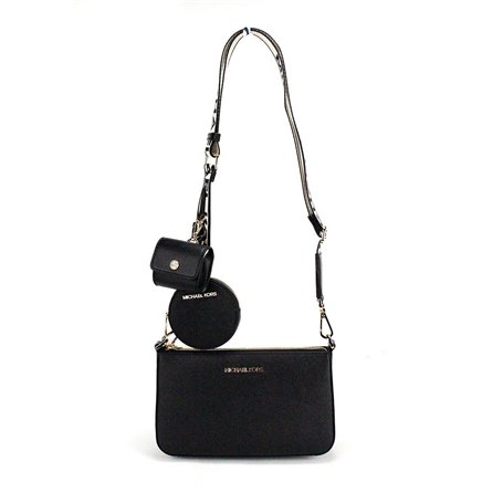 Michael Kors Jet Set Saffiano Sac à bandoulière en cuir avec étui