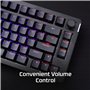 HyperX Alloy Rise – Clavier de Jeu mécanique remplaçable à Chaud, PC, capteur de lumière ambiante, monté sur Joint, commutateurs