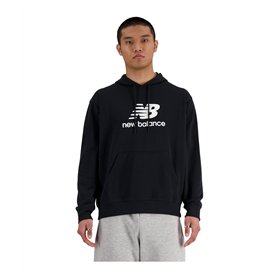 New Balance Sport Essentials Sweat à Capuche en Tissu éponge avec Logo Maillot de survêtement, Noir, S Homme New Balance Sport Essentials Sweat à Capuche en Tissu éponge avec Logo Maillot de survêtement