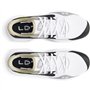 Under Armour Mixte UA Lockdown 7 Low Chaussures de Basketball, White/Silt/White, 42.5 EU