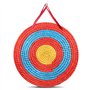 VEVOR Cible de Tir à l'arc 50,8 cm Cible de Paille Traditionnelle Faite à la Main Portable 10,16 cm d’Épaisseur 5 Couches Access