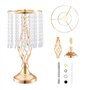 VEVOR Vase de mariage, lot de 20, supports de fleurs de mariage en cristal de 43 cm de haut, vase or en métal pour centre de tab