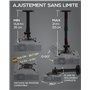 Support de projecteur Universel - Support de Plafond ou Mural réglable pour Mini-projecteurs de Bureau et domestiques - Mouvemen