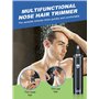Tondeuse Nez, Tondeuse Nez Oreilles Homme, Tondeuse Nez Rechargeable Par USB Indolore, Rasoir Nez Homme du Visage, Coupe Poils N