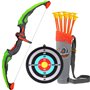 AUVIM Arc Jeu de tir à l'arc flèche et Arc pour Enfants avec Feux Flash LED 1 Cible 10 flèches 1 Support de flèche Jeu d'arche d