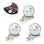 Kofull Marqueurs de Balle de Golf Clip de Chapeau de Golf magnétique Solide pour Chapeau de Golf (3PCS)
