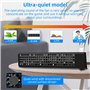 OSTENT USB Cooling Cooler Fan 4-Fan Automatique Température Réglable Compatible pour Sony PS3 Console